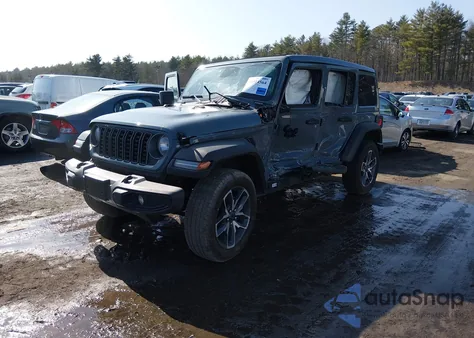 2025 Jeep Wrangler 4Xe Sport S 4Xe from USA, damaged, VIN 1C4RJXN6XSW591092